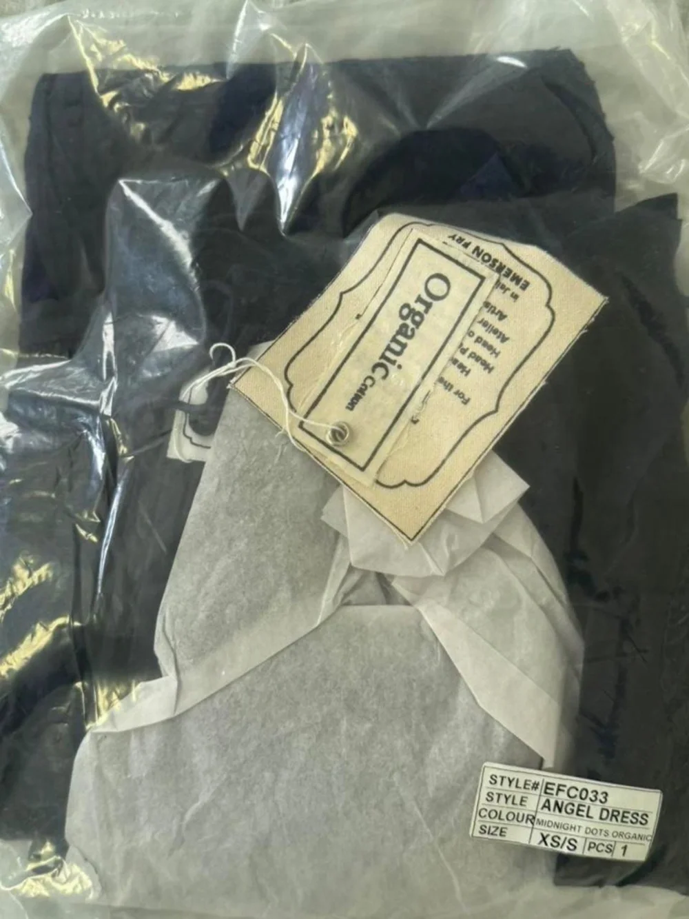 Emerson fry angel dress XS/S $158 retail organic cotton